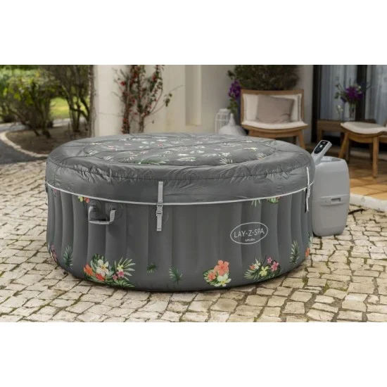 Bestway aruba air jet 3 inflatable jacuzzi, tropical design, 1.70 x 0.66 meters